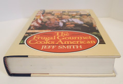 The Frugal Gourmet Cooks American by Jeff Smith (1987, Hardcover) Dust Jacket
