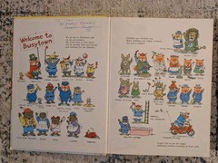 Richard Scarry Lot of (5) – 3 Large Vintage Hard Cover 60s/70s + 2 Paperbacks