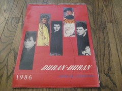 Duran Duran 1986 Official Calendar A View To A Kill