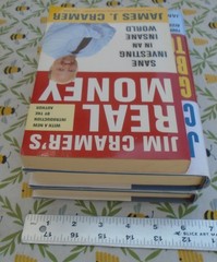 REAL MONEY, MAD MONEY, GETTING BACK TO EVEN BY JAMES J. CRAMER LOT OF 3 BOOKS