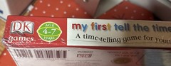 DK Games My First Tell The Time Game 2003 NEW SEALED Ages 4-7 Educational Clock