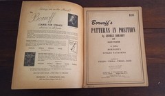 Vint 1953 Bornoff’s PATTERNS in POSITION BASS To Follow Finger Patterns 62 Pages
