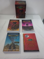 Lot 9 Rick Riordan Books :Percy Jackson and the Olympians & Kane Chronicles 2 Se