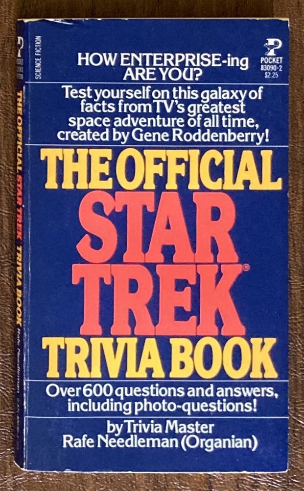 STAR TREK LARGE UNNUMBERED BOOKS FROM MY COLLECTION, CHOICE – POCKET BOOKS PART1
