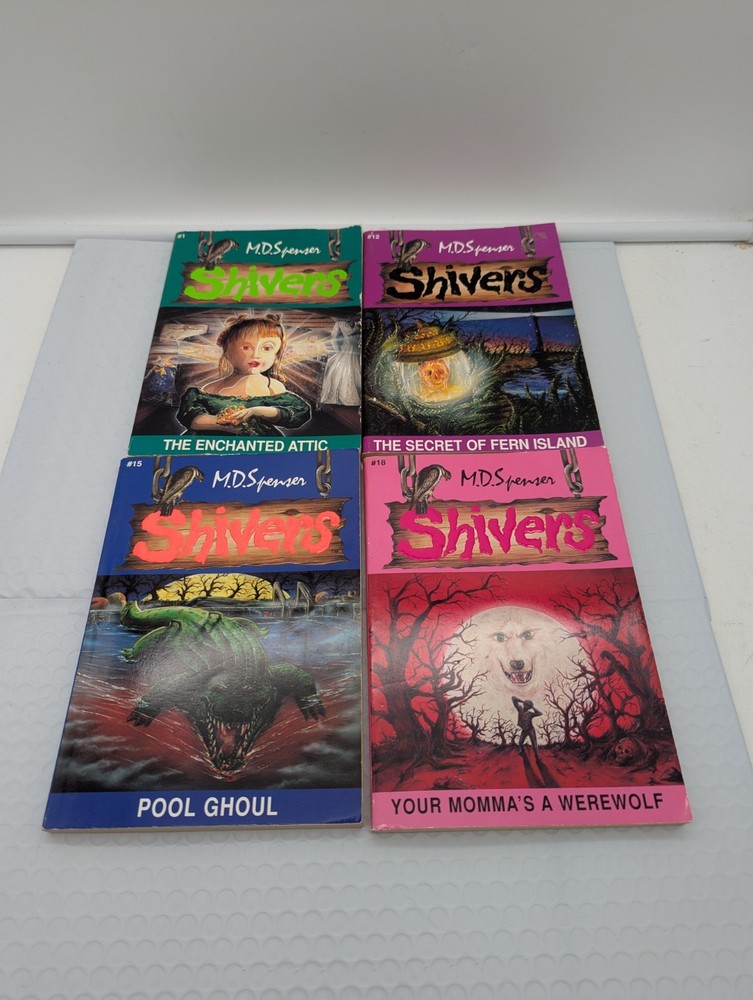 Shivers M.D. Spencer 4 Book Lot 1 12 15 18 Horror 1990’s