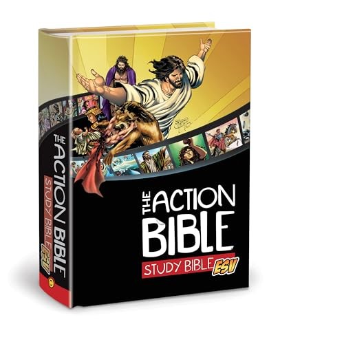 The Action Bible Study Bible ESV (Hardcover) – Hardcover – VERY GOOD