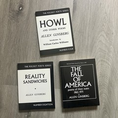 Allen Ginsberg Lot – Howl + Reality Sandwiches + Fall Of America