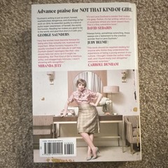 Lena Dunham Not That Kind of Girl Hardcover 2014 Random House Dust Jacket