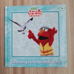 Sesame Street Elmos Learning Adventure Book 18 Hardcover Learning With Animals
