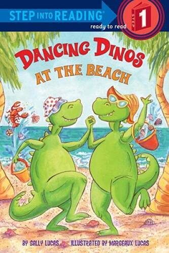 Dancing Dinos at the Beach (Step into Reading) – Paperback – VERY GOOD