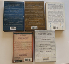 A Song Of Ice And Fire By George R. R. Book 1-5 Game Of Thrones