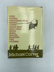 War Since 1945; Michael Carver; First American Edition HC/DJ