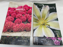 4 VINTAGE Rock Garden Books Quarterly Paper Back 2013 2014 2015 Back Issues