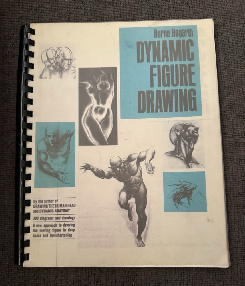 Burne Hogarth Dynamic Figure Drawing Hardcover 1970 Life Drawing Techniques