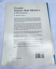 Classic Sailing-Ship Models in Photographs by R. Morton Nance