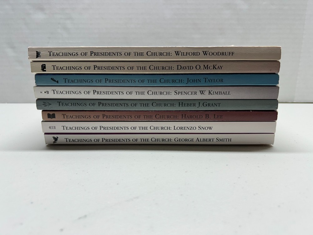 Teachings of Presidents of the Church Books Lot of 8 Mixed Set