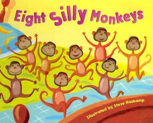 Bendon Publishing Eight Silly Monkeys Mini Board Book – Board book – VERY GOOD