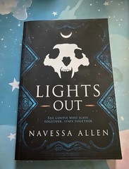 Lights Out by Navessa Allen Paperback Novel Romance Fiction (2024) OOP edition