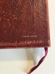 Christian Life Bible Burgundy Genuine Leather Leather NKJV