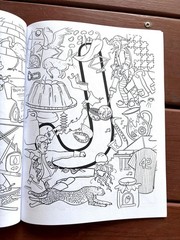 The Ultimate Alphabet Coloring Book 2 By Alannah Dyer- 8.5×11 in. Ages 4-8 Fun