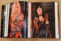 Nikki Sixx Signed Autographed Motley Crue Book A Visual History Concert Photos