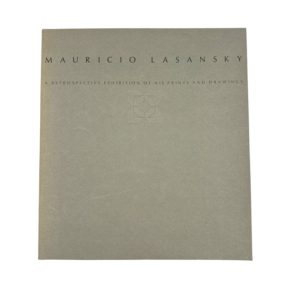 Mauricio Lasansky Retrospective Prints Drawings Art Catalog University of Iowa