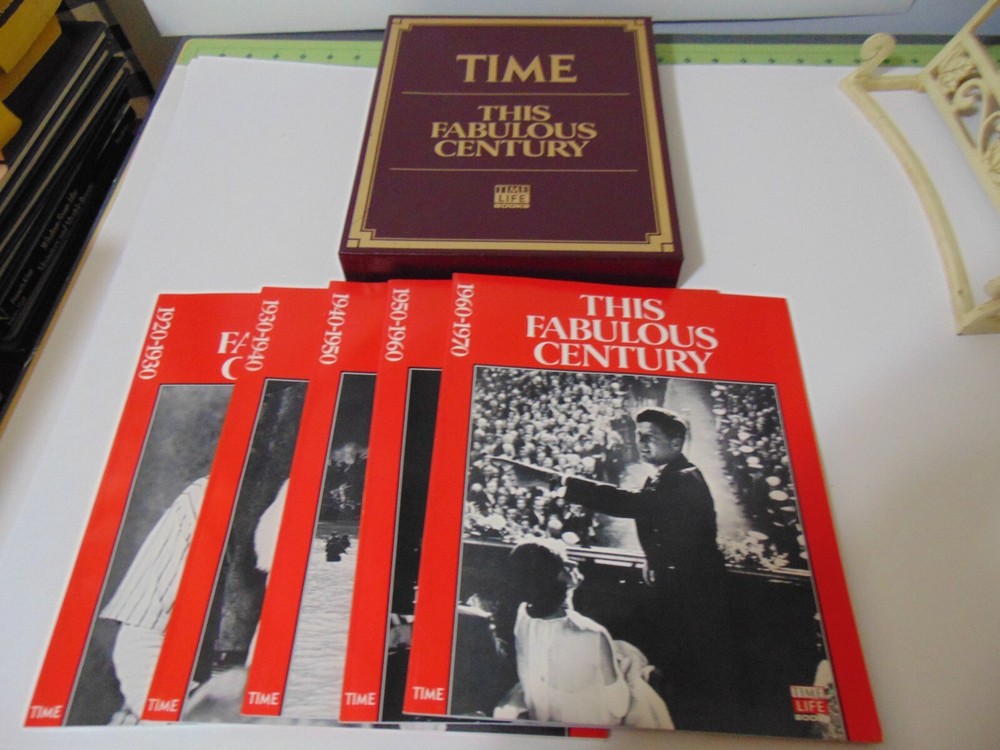 Time Life, This Fabulous Century 5 Volume with Box 1920s 1930s 1940s 1950s 1960s