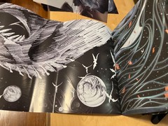Dreamerwhale signed When the Moon Hatched by Sarah A. Parker & page overlays