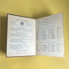Holy Bible Gideons 1955 KJV King James National Bible Press Hardcover Chicago