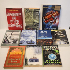 Lot of 10 Fiction Books for BOYS Young Adult/Highschool/Homeschool