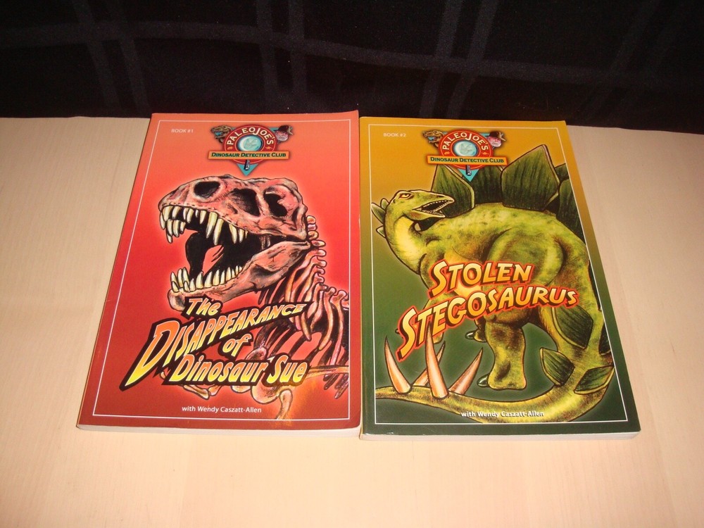 PaleoJoe’s Dinosaur Detective Club Series 1-2 Chapter Book Lot Allen Homeschool