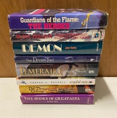 Lot of 8 Fantasy Epic Novel Hardcover BCE Books Various Authors