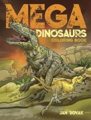 Jan Sovak Mega Dinosaurs Coloring Book (Paperback) (UK IMPORT)