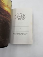 VTG The Catholic Living Bible Red Letter 1976 Leather 9th Print Tyndale 2363-2
