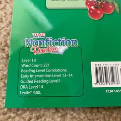 Lot of 35 Time for Kids Nonfiction Readers Levels 1.0-2.9 Ages 5-10 Grades 1-3