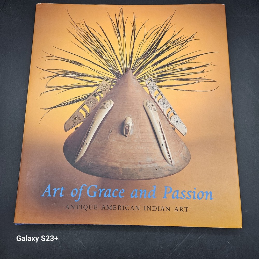 Art of Grace and Passion Antique American Indian Art Book Coffee Table HCDJ