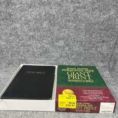 Holy Bible KJV Personal Size Giant Print Reference Bonded Leather Nelson 544
