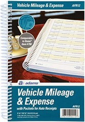 Compact Mileage Entry Journal with 588 Logs & Summary Pages – Fits in Glove Box