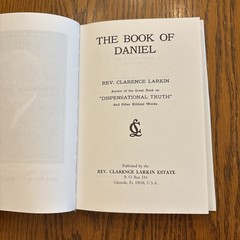 The Book Of Daniel By Rev. Clarence Larkin HBDJ