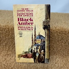 BLACK AMBER By Phyllis A. Whitney 1965 Crest Book Paperback
