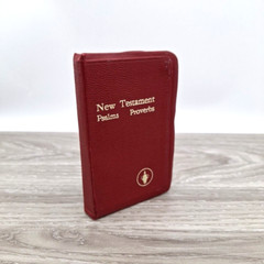 Mini New Testament Of Our Lord and Saviour Jesus Christ Psalms Proverbs 1970