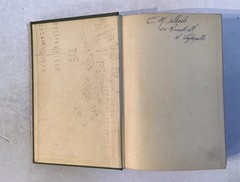 Physics, 1939, 756 pages with illustrations. Science VTG Shows Wear -writing