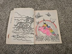 LISA FRANK Activity Coloring Book Carousel Fun Unicorn VTG 2000s Y2K Retro Kids