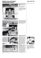 BERNINA 1020-1030 Sewing Machine User Manual In COLOR, TOUGH COVERS, WIRE BOUND