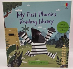 Usborne My First Phonics Reading Library 20 Book Box Set Complete Homeschool