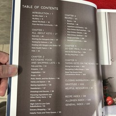 Keto 2 Cookbook Simply Keto 152 pages and Heathy Keto 336 Pages Mint