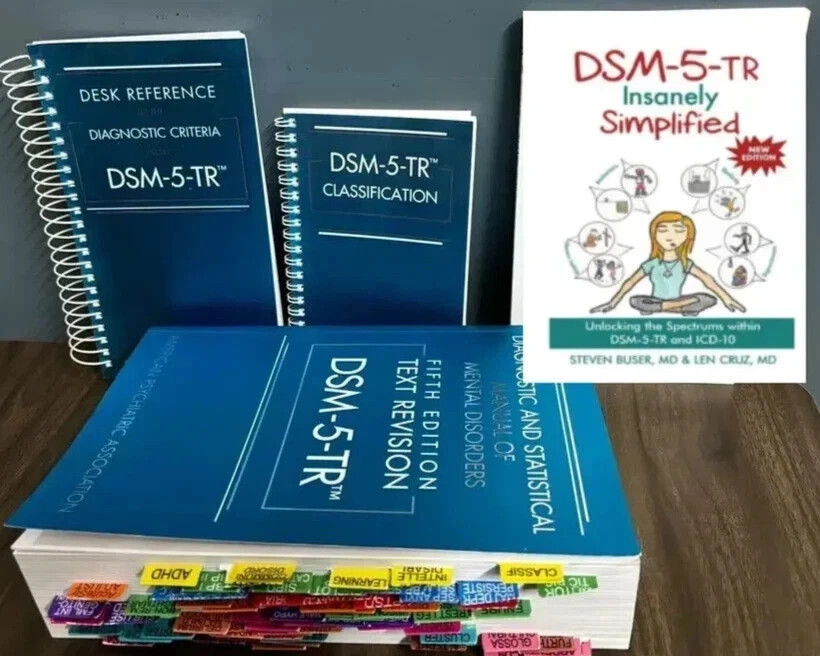 DSM 5 TR + Index tab, Desk Reference ( sp ) , Classification & DSM SIMPLIFIED…