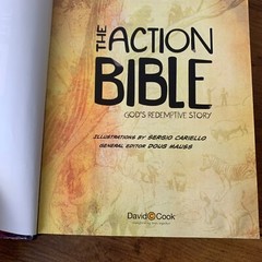 The Action Bible: Gods Redemptive Story Illustrated By Sergio Cariello