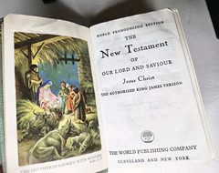 Lot of 3 – Vintage NEW TESTAMENT Vest Pocket Bibles, World and Bible Society