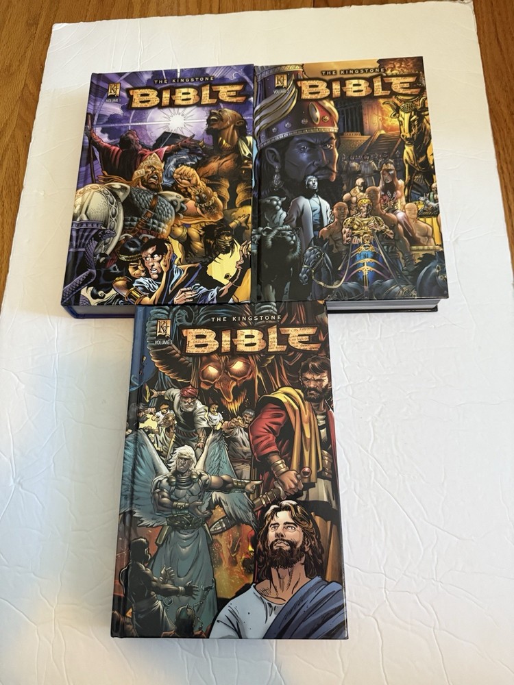 KINGSTONE BIBLE TRILOGY BOX SET 2nd Edition (2020, Hardcover) COMICS BOOK